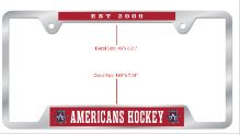 Allen Americans License Plate Cover
