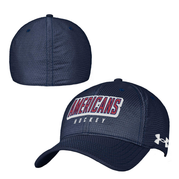 Allen Americans Under Armour Navy Fitted Hat