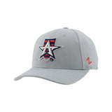 Allen Americans Zephyr Light Gray Shield Adjustable Hat