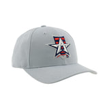 Allen Americans Zephyr Light Gray Shield Adjustable Hat