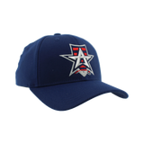 Allen Americans Zephyr Navy Shield Fitted Hat