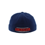 Allen Americans Zephyr Navy Shield Fitted Hat