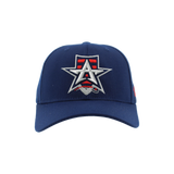 Allen Americans Zephyr Navy Shield Fitted Hat