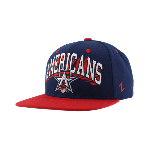 Allen Americans Zephyr Bold Text Retro Snapback