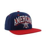 Allen Americans Zephyr Bold Text Retro Snapback