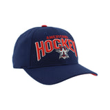 Allen Americans Zephyr Competitor Navy w/ Red Text Adjustable Hat