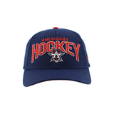 Allen Americans Zephyr Competitor Navy w/ Red Text Adjustable Hat