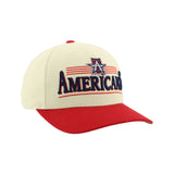 Allen Americans Zephyr Beige/Red Retro Snapback