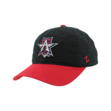 Allen Americans Zephyr Black/Red Colorblock Adjustable Hat