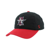 Allen Americans Zephyr Black/Red Colorblock Adjustable Hat