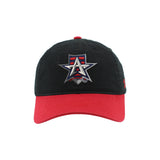 Allen Americans Zephyr Black/Red Colorblock Adjustable Hat