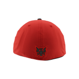 Allen Americans Zephyr Heather Charcoal/Red Fitted Hat