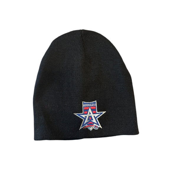 Allen Americans Black Cuffless Beanie