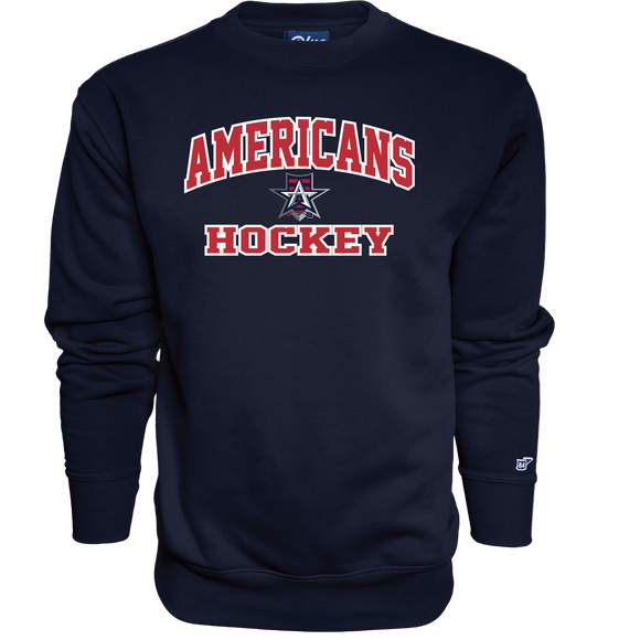 Navy Twill Applique Crew