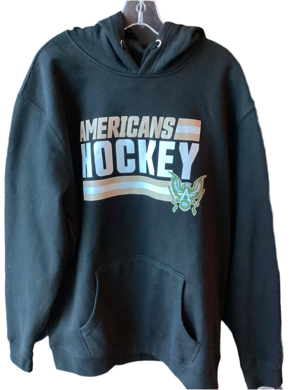 Allen Americans Black Military Hoodie