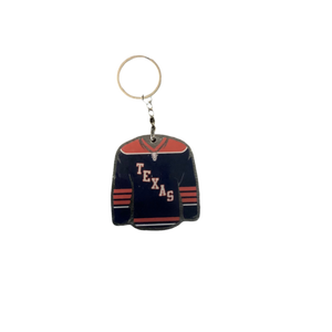 Allen Americans Acrylic Navy Texas Jersey Keychain