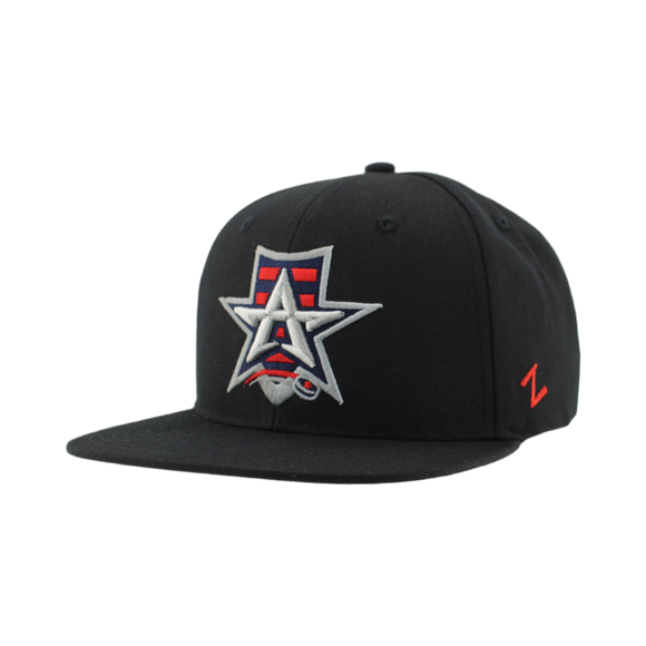 Allen Americans Zephyr Black Adjustable Snapback