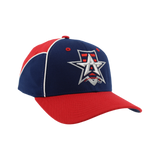 Allen Americans Zephyr Colorblock Fitted Hat