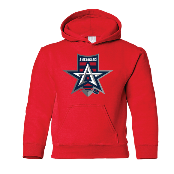 Youth Red Logo Hoodie