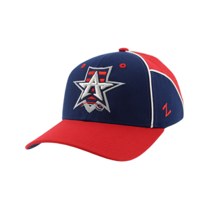 Allen Americans Zephyr Colorblock Fitted Hat