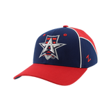Allen Americans Zephyr Colorblock Fitted Hat