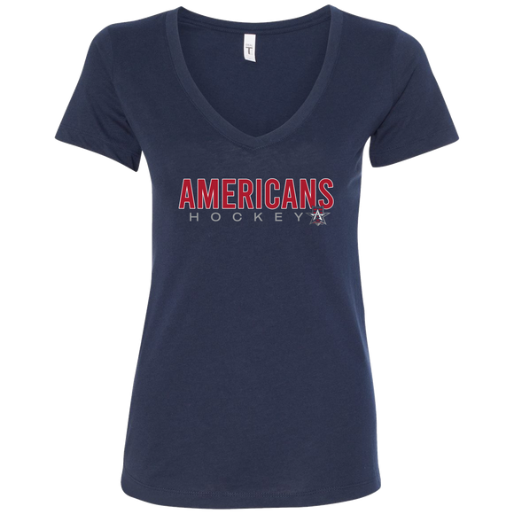 Women's Midnight Navy V-Neck SS Tee