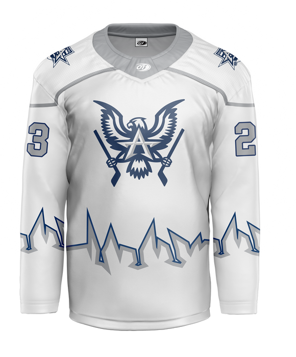 Signed Authentic White Out Jersey