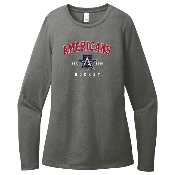 Women's Heather Charcoal LS Tee