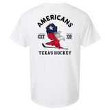 White Comfort Colors Eagle Pocket T-Shirt
