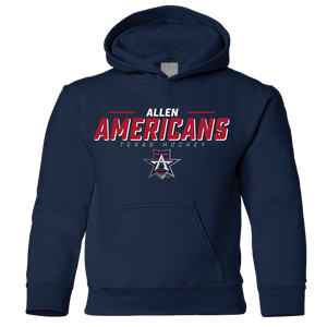 Youth Navy Hooded Sweatshirt