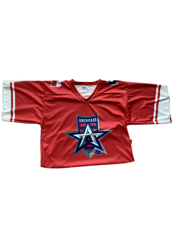 Allen Americans Sublimated Red Youth Jersey