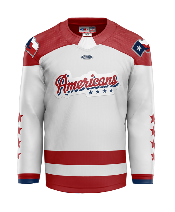 New! Official White Replica Game Jersey