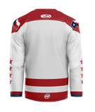 New! Official White Replica Game Jersey