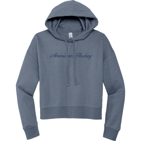 Women's Blue Fleece Hoodie