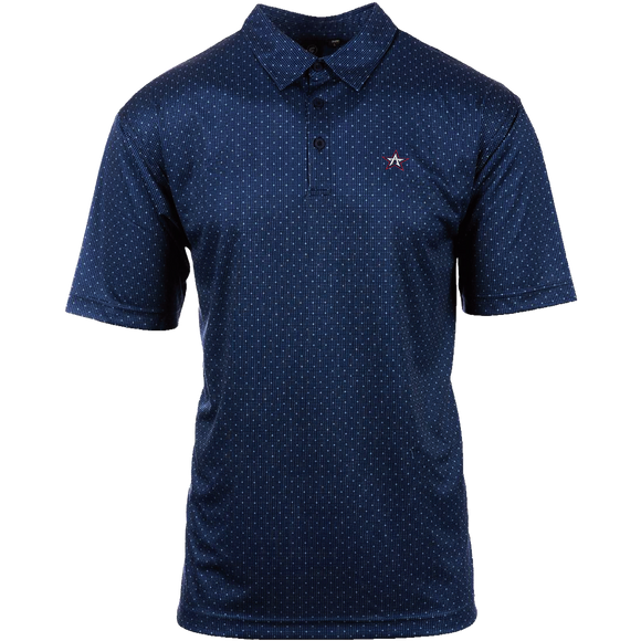 Navy Dot Polo