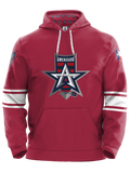 Red Sublimated Jersey Hoodie