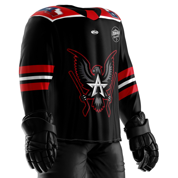 Allen Americans Official Black Replica Jersey