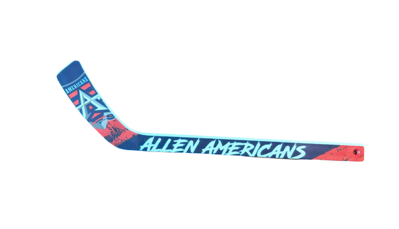 Allen Americans Navy and Red Mini Stick