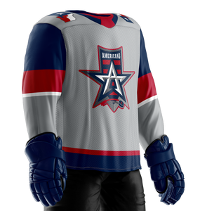 Allen Americans Official Gray Replica Jersey