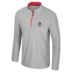 Allen Americans Colosseum Atomic 1/4 Zip Windshirt - Ash Gray