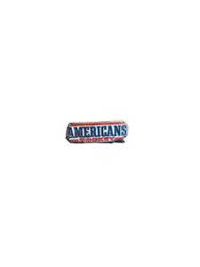 Allen Americans 1.25" Wordmark Hard Enamel Lapel Pin