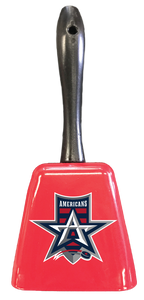 Allen Americans Red Cowbell
