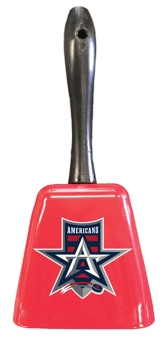Allen Americans Red Cowbell