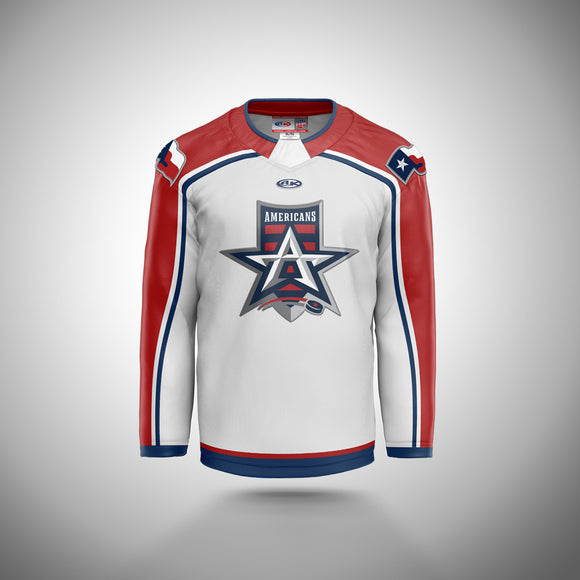 Allen Americans Youth Navy Eagle Jersey 2022-23 - Replica
