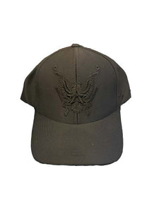 Allen Americans Black Hypercool Hat-Eagle