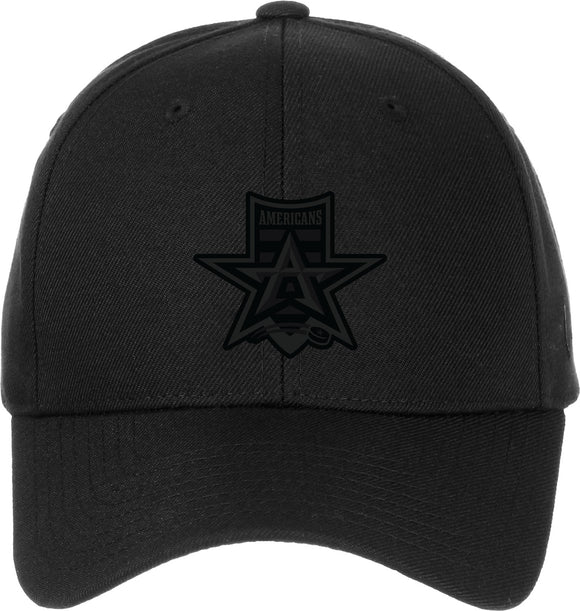 Allen Americans Black Competitor Hat-Shield
