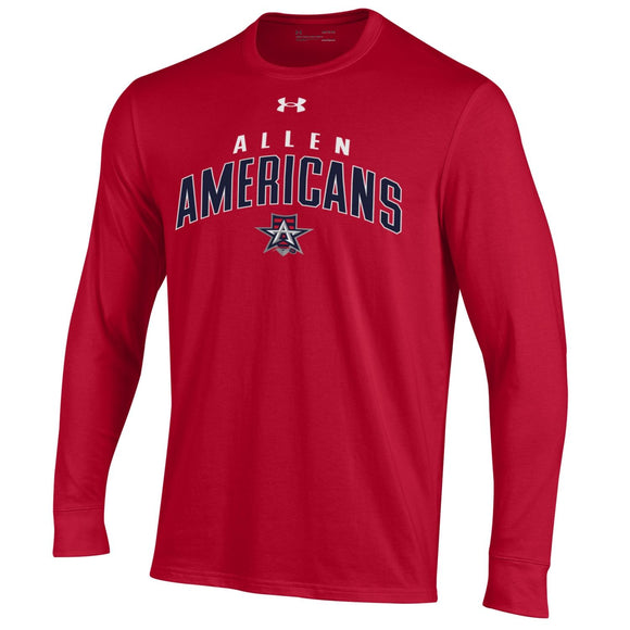 Allen Americans UA Long Sleeve Tee - Red